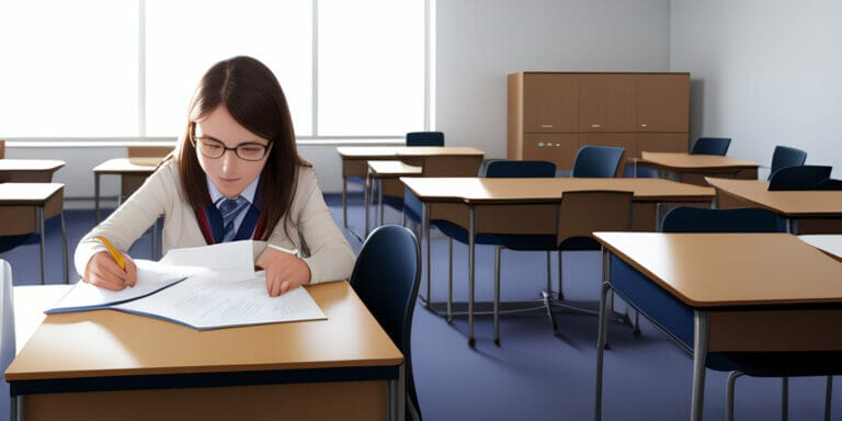 Student building good study habits